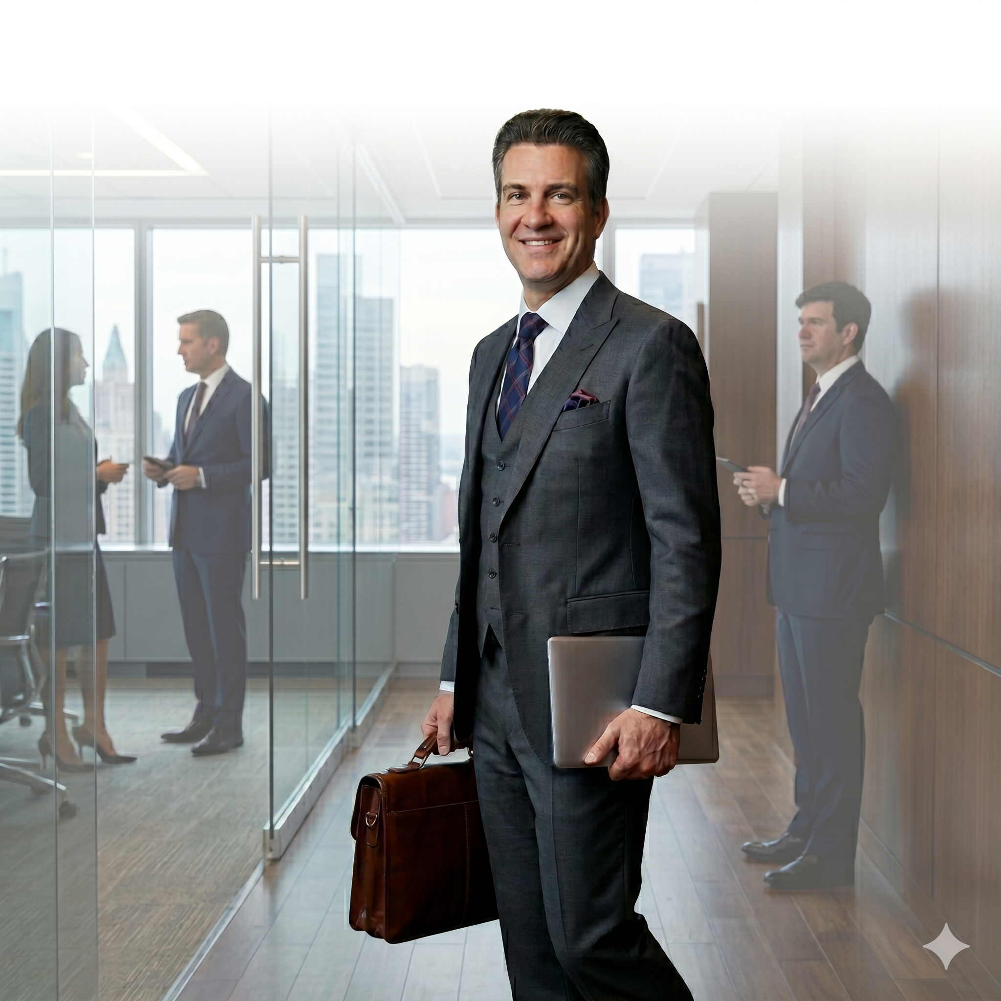 Dan Ilkay in a business office setting